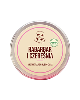 Mydlarnia Cztery Szpaki Mousse Illuminante per il Corpo, Rabarbaro e Ciliegia