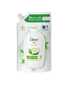 Dove Mydło w płynie Cucumber & Green Tea Refill, 500 ml