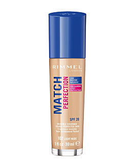 Rimmel Match Perfection Podkład do twarzy, 102 Light Nude