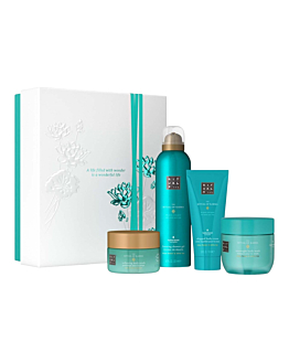 Rituals The Ritual Of Karma Set: schiuma doccia + crema-mousse corpo + scrub corpo + maschera corpo