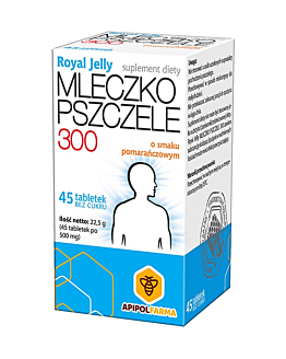 Royal Jelly Mleczko Pszczele 300 45 Tabletek Do Ssania