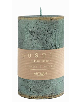 Artman Candles Rustic Zielony - Świeca zapachowa, parafinowa patynowany Wś F17 1 szt.