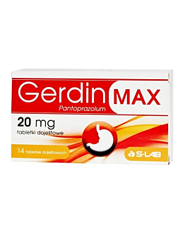 Gerdin Max 20 mg Tabletki