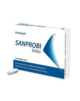 Sanprobi Stress, Suplement diety zawierający żywe kultury bakterii, Kapsułki