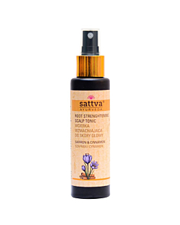 Sattva Ayurveda Wzmacniająca Wcierka do Skóry Głowy Szafran i Cynamon