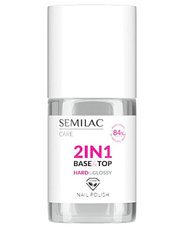 Semilac Baza/Top 2w1 do Lakierów Klasycznych Hard & Glossy