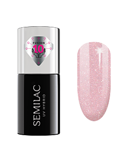 Semilac Extend Care 5in1 Smalto Ibrido 805 Glitter Dirty Nude Rose