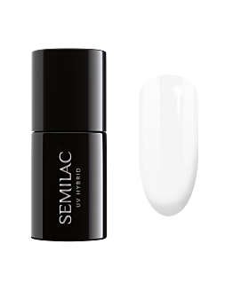 Semilac UV Hybrid Lakier hybrydowy, 001 Strong White