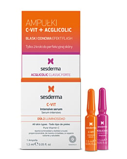 Sesderma Flash Effect Serum (Aglicolic + C-Vit 12%) 2 pz