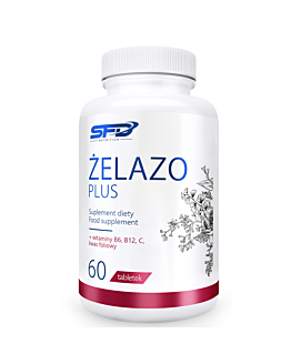 SFD Żelazo Plus, Suplement diety zawierający żelazo i witaminy, Tabletki