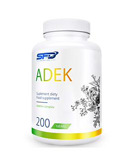 SFD ADEK, Suplement diety z witaminami A, D, E i K, Tabletki