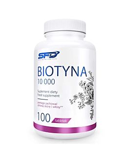SFD Biotyna 10000, Suplement diety zawierający biotynę 10000 mcg, Tabletki