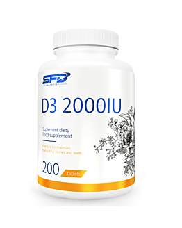 SFD D3 2000 IU, Suplement diety zawierający witaminę D, Tabletki