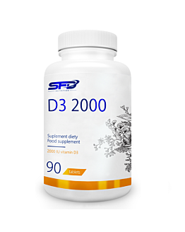 SFD D3 2000 IU, Suplement diety zawierający witaminę D, Tabletki