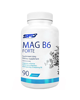 SFD MAG B6 Forte, Suplement diety zawierający magnez i witaminę B6, Tabletki
