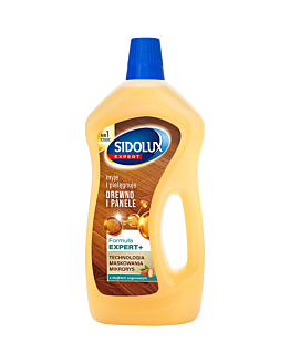 Sidolux Expert Plus Płyn z olejkiem arganowym do mycia paneli i drewna
