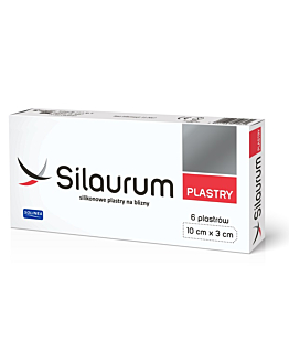 Silaurum, Silikonowe plastry na blizny, 10x3cm