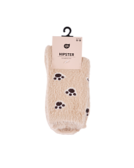 Life Hipster Pluszowe skarpetki damskie, Łapki pieska, rozm. 35-38