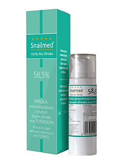 Snailmed Maschera con Bava di Lumaca e Totarol per Acne e Macchie 30 ml