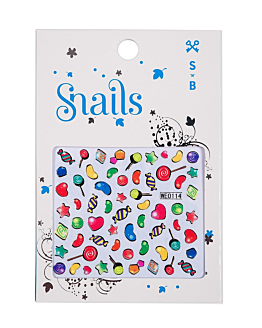 Snails  Nail Stickers Candy Blast