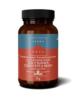 Terranova Sok z Buraka Cordyceps & Reishi Suplement diety