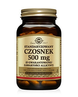Solgar Czosnek standaryzowany 500 mg kapsułki