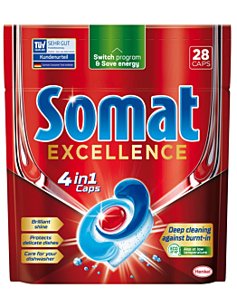 Somat Kapsułki do zmywarki Excellence 4in1 28 szt.