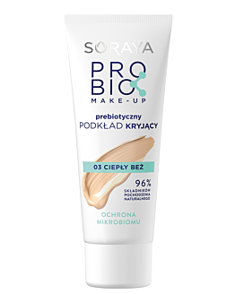 Soraya ProBIO Make-Up Prebiotyczny podkład kryjący 03 Ciepły Beż