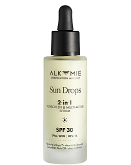 Alkmie Sun Drops SPF 30 2w1 Ochrona przeciwsłoneczna i multiaktywne serum 