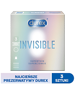 DUREX Invisible Preservativi per Maggiore Vicinanza 3 pz