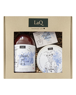 Laq Zestaw Kozioł (Żel + Peeling + Mydło w Kostce)