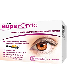 Superoptic, Suplement diety wspomagający wzrok, Kapsułki