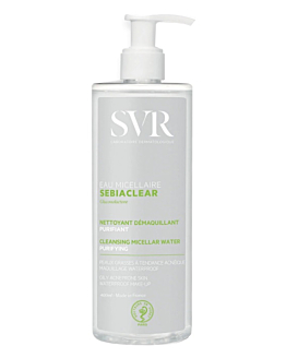 SVR Sebiaclear Eau Micellaire, Woda micelarna do skóry trądzikowej 