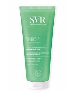 SVR Spirial Deo-Douche , Dezodorujący żel do mycia 