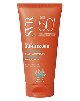 SVR Sun Secure Blur Sans Parfum SPF50+, Brzoskwiniowy mus przeciwsłoneczny bez zapachu 