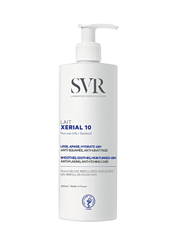 SVR Xerial 10 Lait, Wygładzające mleczko do ciała z mocznikiem 