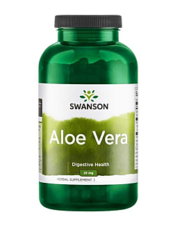 Swanson Aloe Vera 25 mg Kapsułki