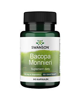 Swanson Bacopa Monniera 10:1 Extract, 90 Kapsułek