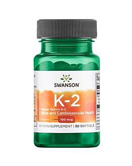Swanson Naturalna Witamina K2 100 mcg Kapsułki