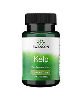 Swanson Kelp Preparat zawierający jod Tabletki