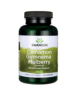 Swanson Kompleks Cynamonu, Gymnemy i Morwy Kapsułki