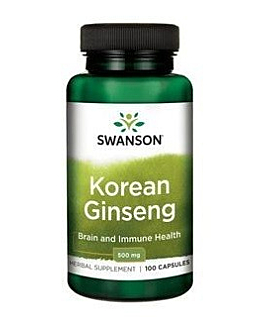 Swanson Korean Ginseng Preparat z żeń-szeniem Kapsułki