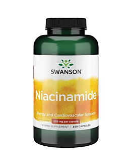 Swanson Niacyna 250 mg Kapsułki