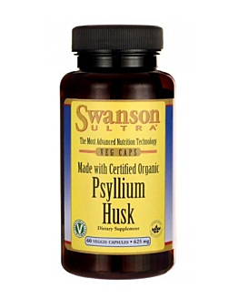 Swanson Organic Psyllium Husk Babka jajowata Kapsułki
