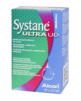 Systane Ultra UD, Nawilżające krople do oczu, Pojemniki jednodawkowe
