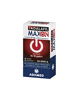 Tadalafil Maxon 10 mg Tabletki, 2 szt.