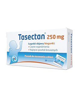 Tasectan 250mg, Łagodzenie objawów biegunki u dzieci, Proszek w saszetkach