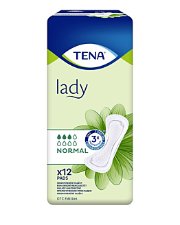 Tena Lady Normal, Podpaski na nietrzymanie moczu dla kobiet, 12 Sztuk
