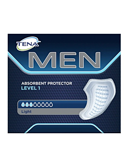 Tena Men Light Level 1, Wkładki Anatomiczne, 24 Sztuki