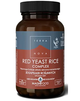 Terranova Red Yeast Rice Complex, Preparat wspomagający układ krążenia, Kapsułki